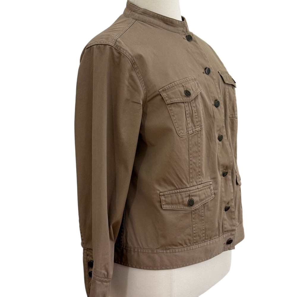 Charter Club Brown Utility Jacket - Picture 7 of 10